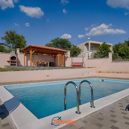 With Pool, Large Garden And Beautiful Sea View By Traveler Tourist Agency Krk - Id 2210 Villa Crikvenica