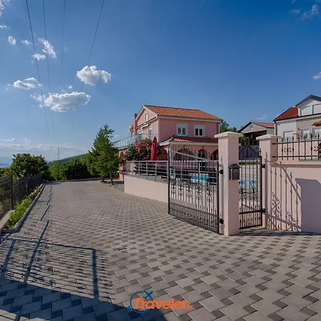 Villa With Pool, Large Garden And Beautiful Sea View By Traveler Tourist Agency Krk - Id 2210 Crikvenica