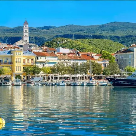 With Pool, Large Garden And Beautiful Sea View By Traveler Tourist Agency Krk - Id 2210 Crikvenica