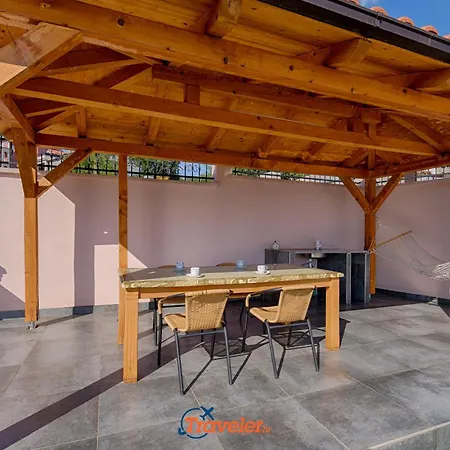With Pool, Large Garden And Beautiful Sea View By Traveler Tourist Agency Krk - Id 2210 Villa Crikvenica