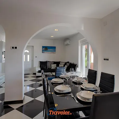 With Pool, Large Garden And Beautiful Sea View By Traveler Tourist Agency Krk - Id 2210 * Crikvenica