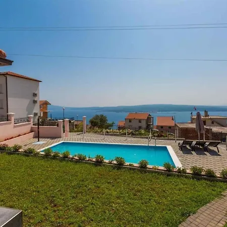 Villa With Pool, Large Garden And Beautiful Sea View By Traveler Tourist Agency Krk - Id 2210 Crikvenica