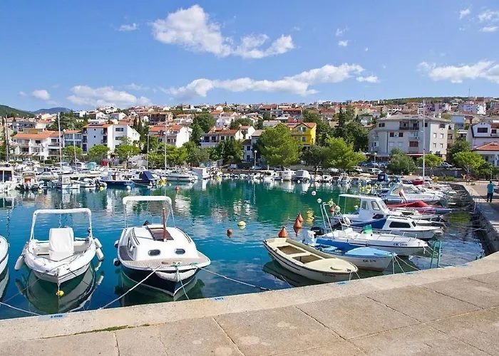 With Pool, Large Garden And Beautiful Sea View By Traveler Tourist Agency Krk - Id 2210 Vila