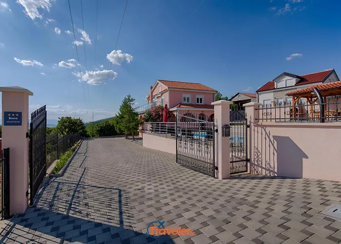 Vila With Pool, Large Garden And Beautiful Sea View By Traveler Tourist Agency Krk - Id 2210 Crikvenica