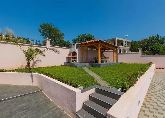 With Pool, Large Garden And Beautiful Sea View By Traveler Tourist Agency Krk - Id 2210 * Crikvenica